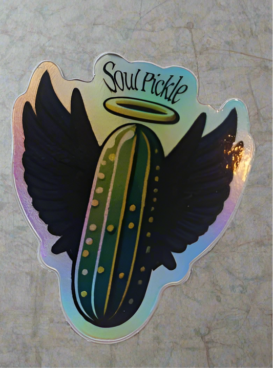 Soul Pickle Vinyl Holographic Stickers